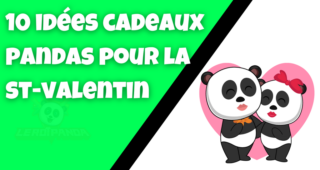 10 idées cadeaux panda pour la Saint-Valentin