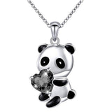 collier panda noir