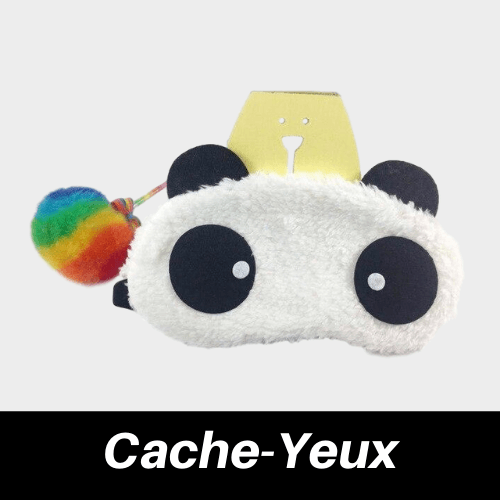 Cache Yeux panda