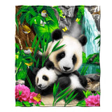 couverture canape panda