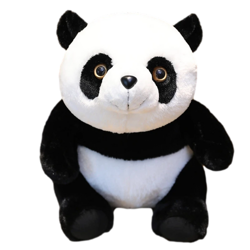 ourson classique panda en peluche