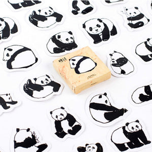 plein de stickers panda fun