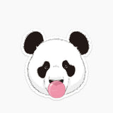 sticker panda chewing gum
