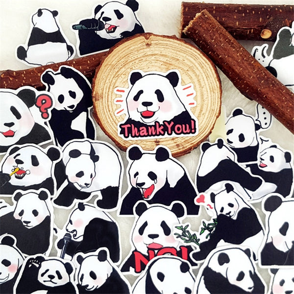 sticker panda kid