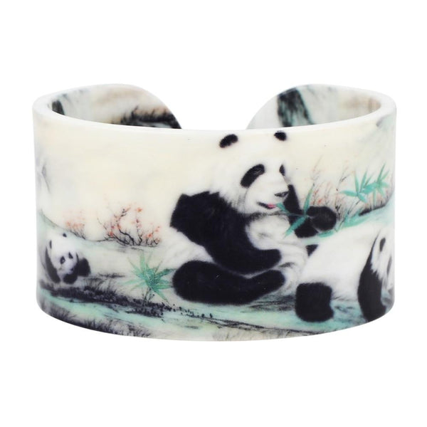 Bracelet Manchette Paysage Panda