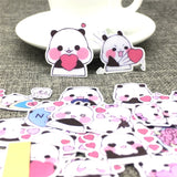 Feuille de Stickers Animaux Panda