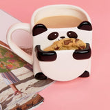 Mug Panda avec Récipient à Céréales