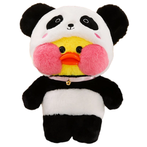 Peluche Poussin avec un Costume de Panda