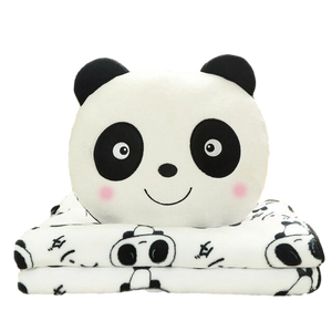 Coussin Panda Blanc Dossier de Canapé