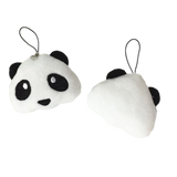 Porte-Clés Peluche Tête de Panda