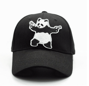 casquette panda noire