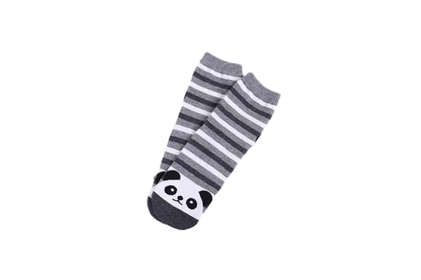 chaussettes pandas rayures