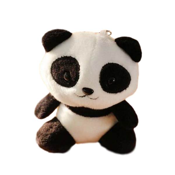 Mini panda en peluche noire