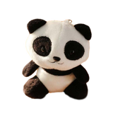 Mini panda en peluche noire