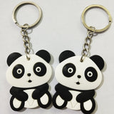 couple de porte-clefs panda