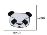 taille pin panda tete ronde