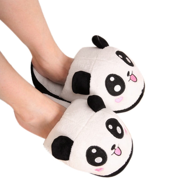 Acheter chausson animaux panda Mignon en Peluche  chaussons panda fille &  Femme à pas cher : Adulte