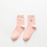 chaussettes panda rose