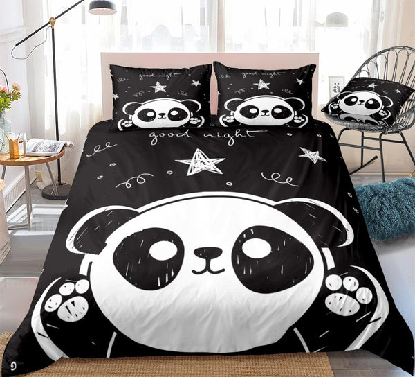 Parure de lit panda