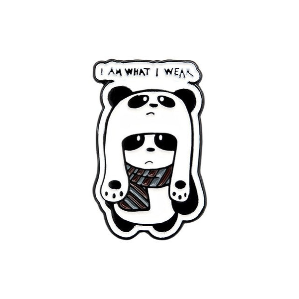 epinglette broche panda marrant