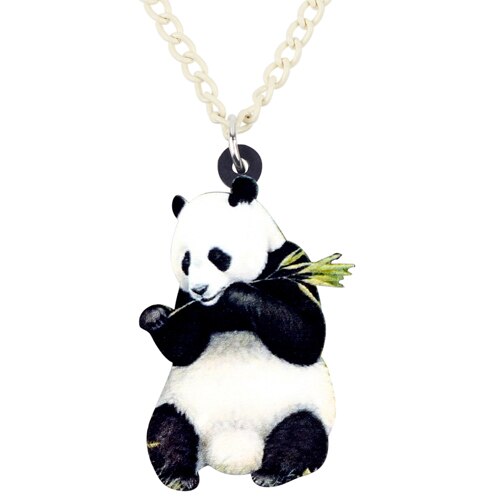 joli collier pendentif panda